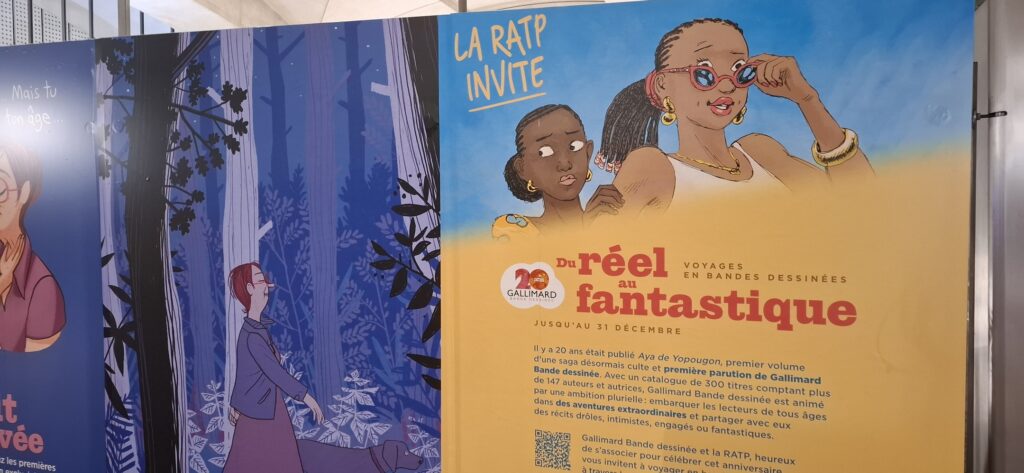 Exposition Du réel au fantastique voyages en bandes dessinées Ligne 14 Bibliothèque François Mitterrand 