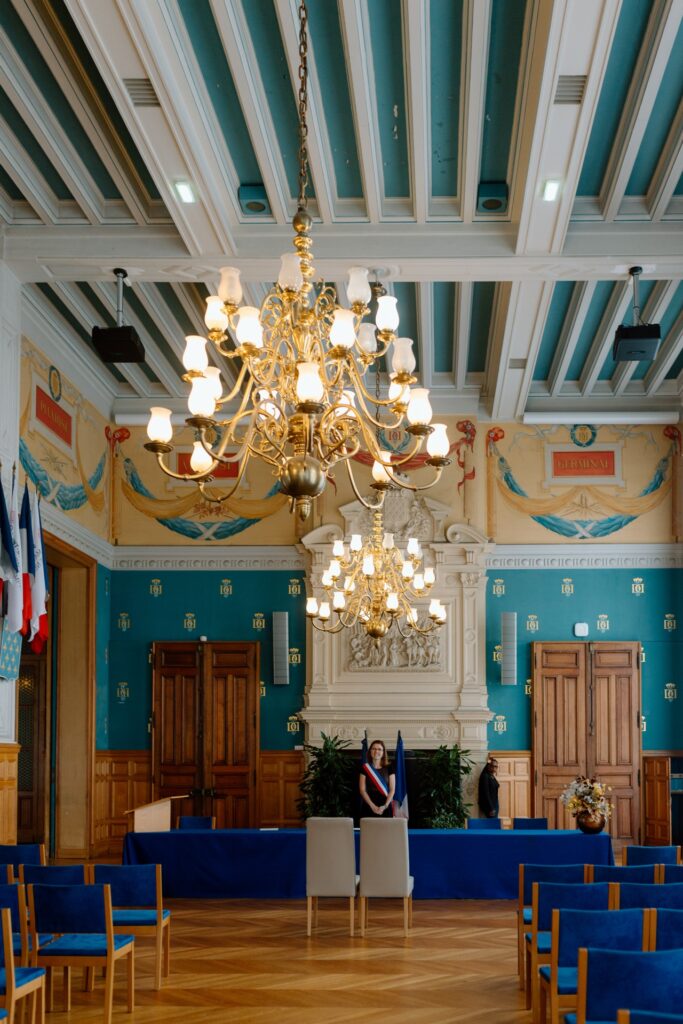 Mariage à la Mairie de Saint-Denis - Salle des Mariages 