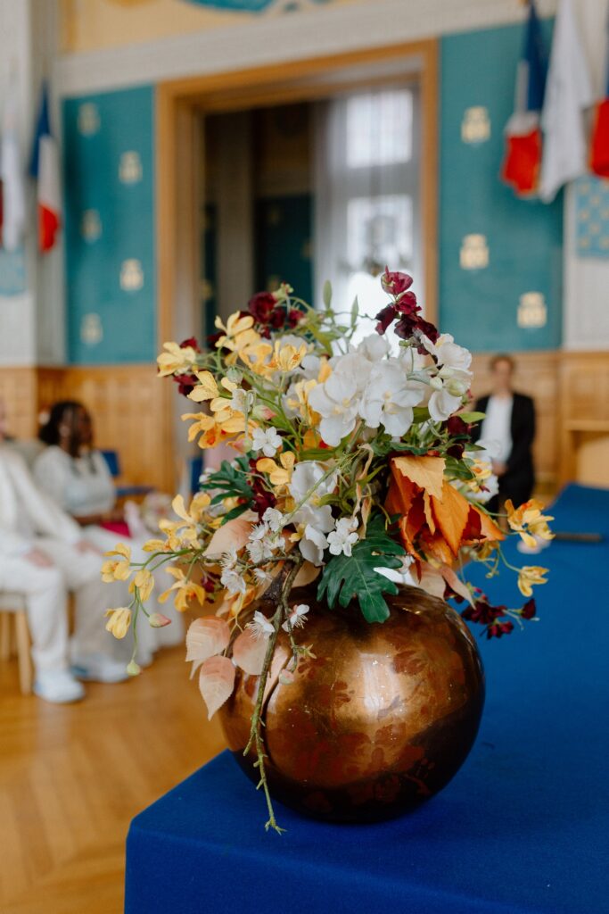Mariage à la Mairie de Saint-Denis - Salle des Mariages 