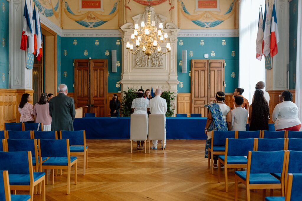 Mariage à la Mairie de Saint-Denis - Salle des Mariages 