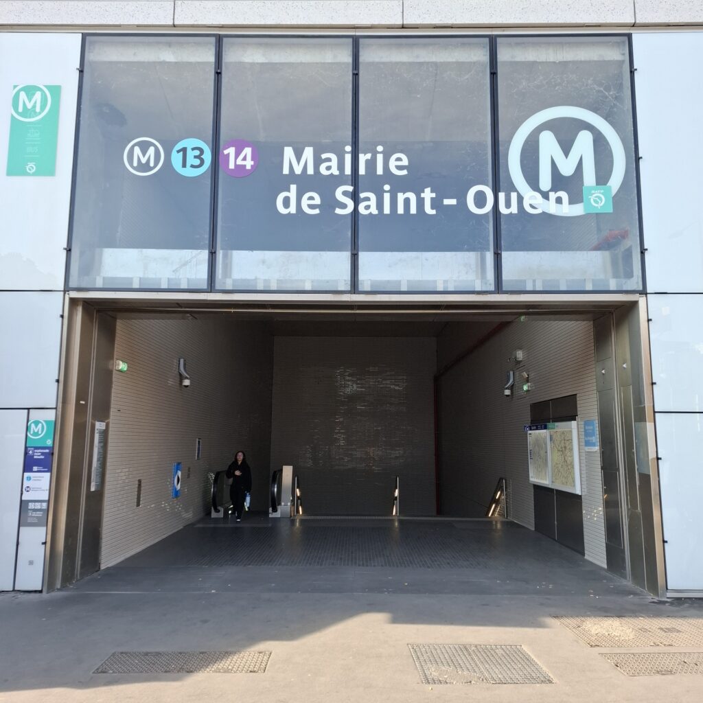 Station de Métro Mairie de Saint-Ouen
