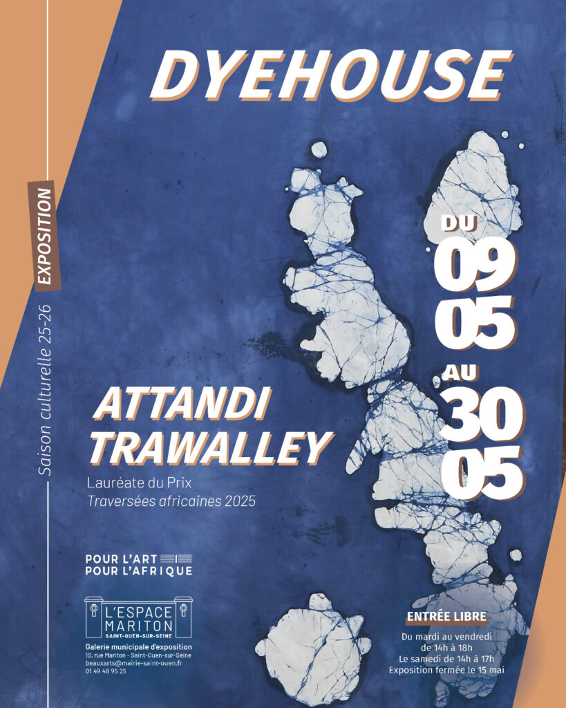 Affiche Exposition « DYEHOUSE » Galerie Mariton Saint-Ouen