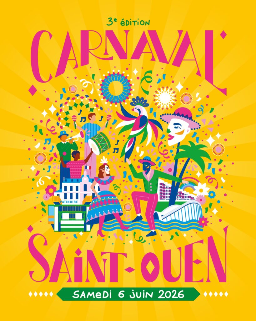 Affiche du Carnaval de Saint-Ouen 2026 