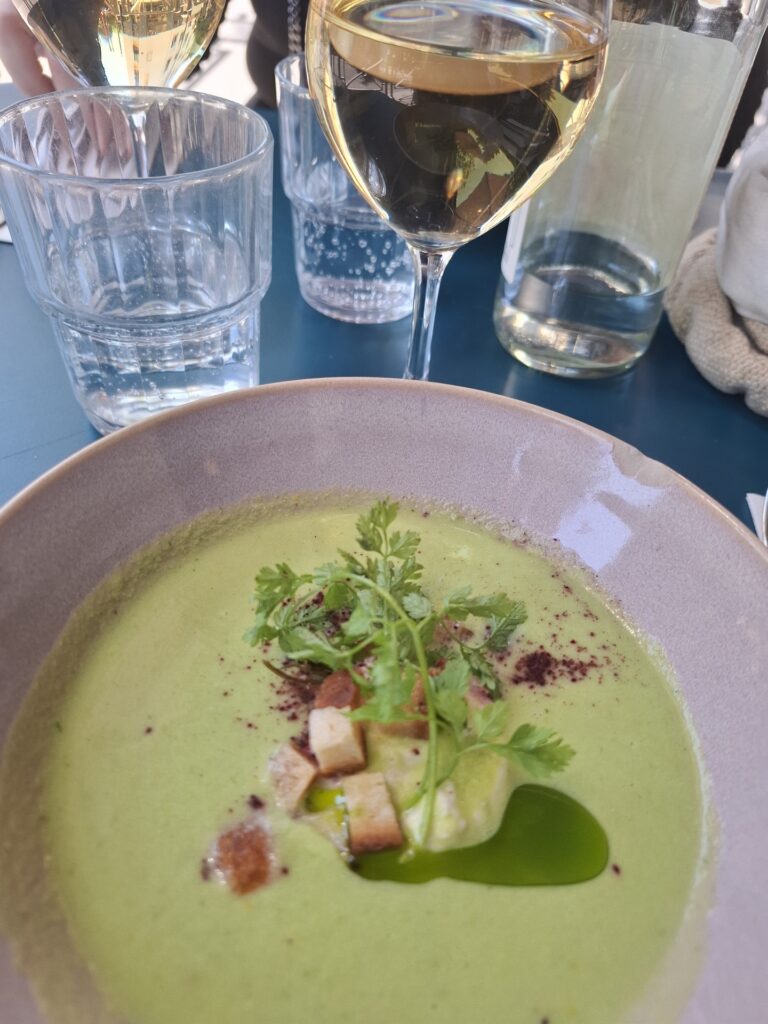 gaspacho vert Bonne Aventure SAint-Ouen