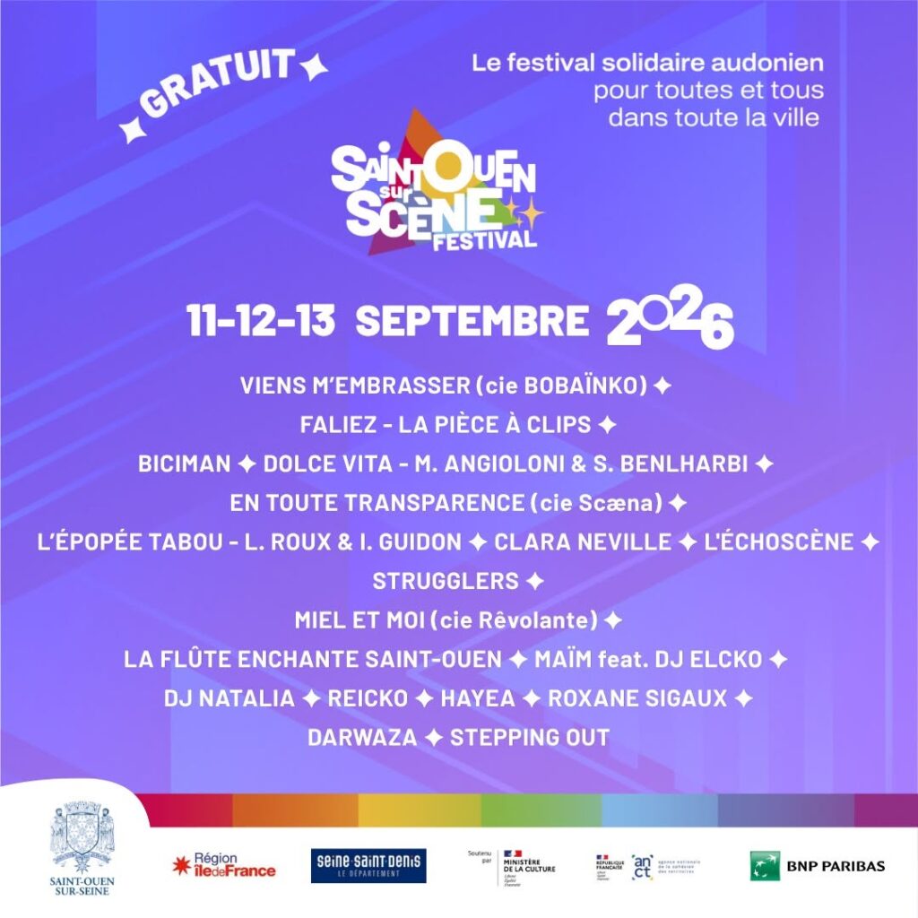 Saint-Ouen Festival Saint-Ouen sur Scène programme officiel